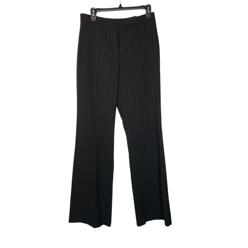 Antonio Melani Black Pinstripe Womens Dress pants Size 8